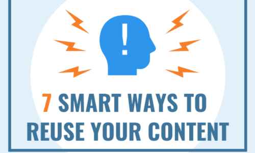 infographic: 7 smart ways to reuse content