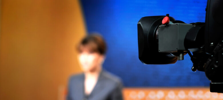 Out of focus female news anchor - Should I even bother to try to get media coverage?